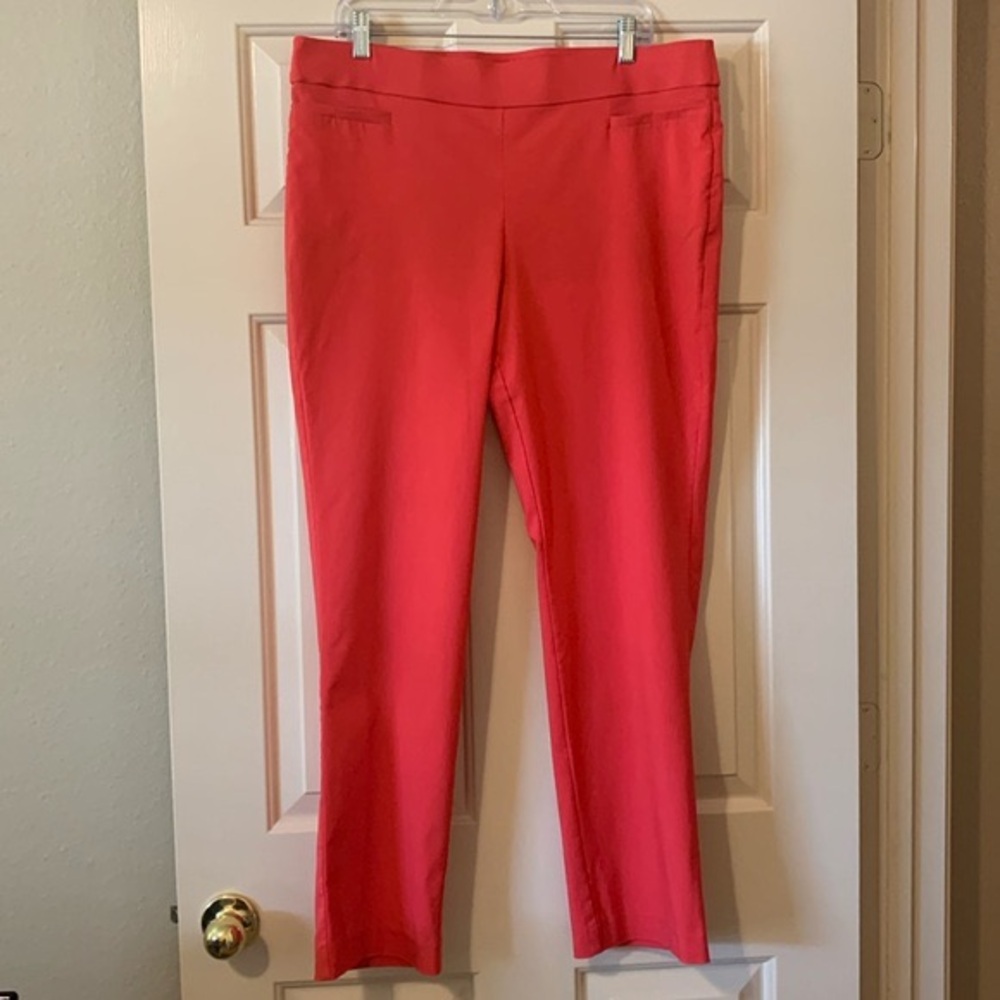 Liz Claiborne Women’s Mid Rise Straight Pull-On Pants - Size 16